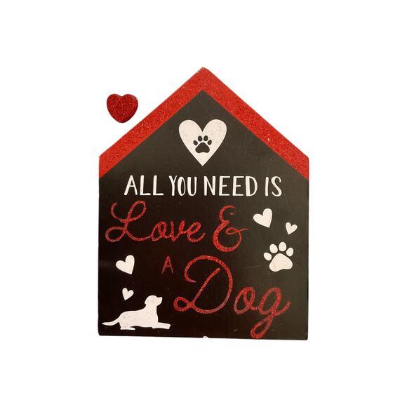 DIY Dog Pet Wreath Making Kit, Doghouse Shaped Sign Ribbon Bundle Set - Picture 9 of 11